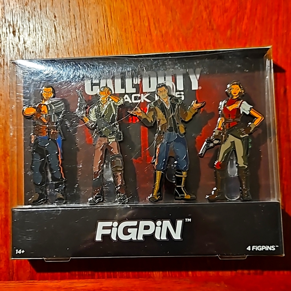 2018 Call of Duty set of 4 FiGPiNS Fandom Video Games collectibles